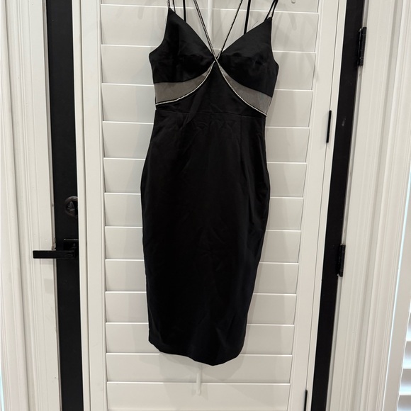 Black Backless Strappy‎ Dress - Picture 9 of 14